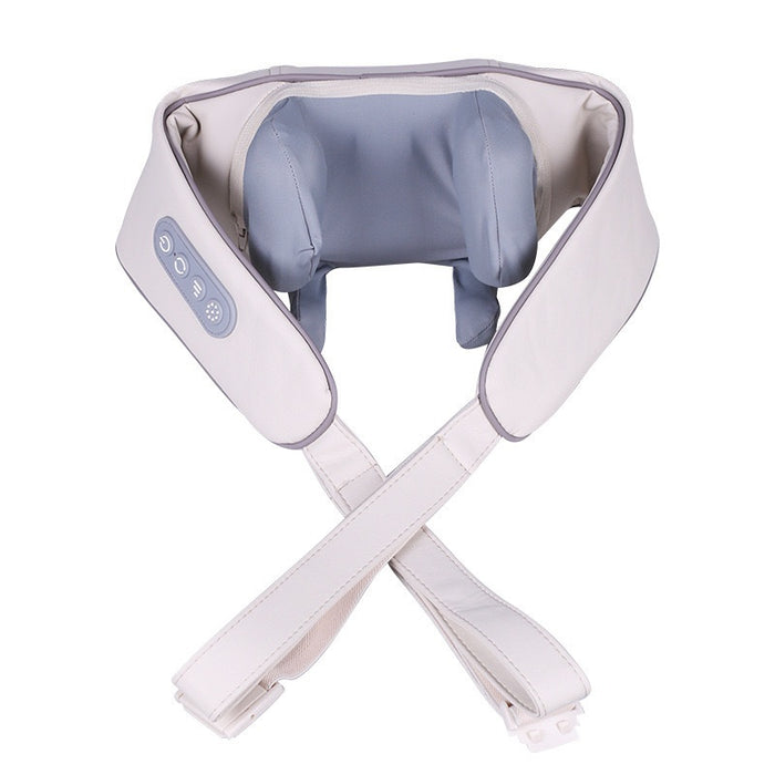 Neck & Shoulder Massager with 6 Kneading Heads, Heat Therapy & 3 Speed Settings – Rechargeable – DreamTone