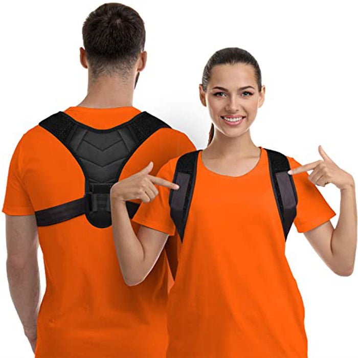 Posture Corrector Brace for Men & Women – Breathable One Size – Black – Pure Comfort Chairs