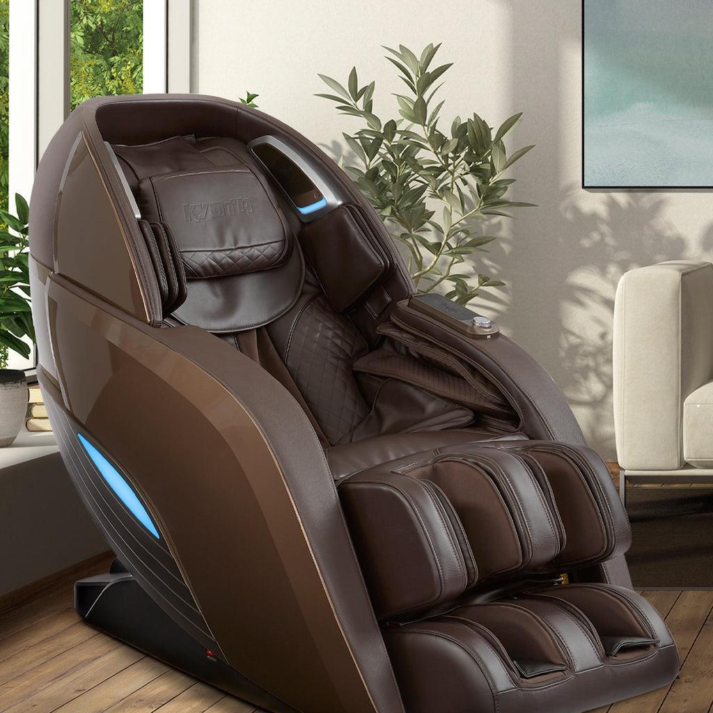 Kyota Yutaka M898 4D Zero Gravity Full Body Massage Chair with, Foot Reflexology, Chromotherapy & Wireless Charging