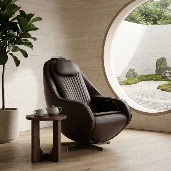 Ceragem M6 Zero Gravity Heated Full Body Massage Chair with 15 Massage Modes, Auto Body Scan & Bluetooth – Espresso