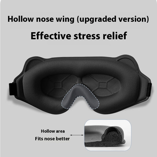 3D Sleep Eye Mask with 18mm Deep Eye Cups & Zero Eye Pressure – 360° Light Blocking Memory Foam – DreamTone — alternate view