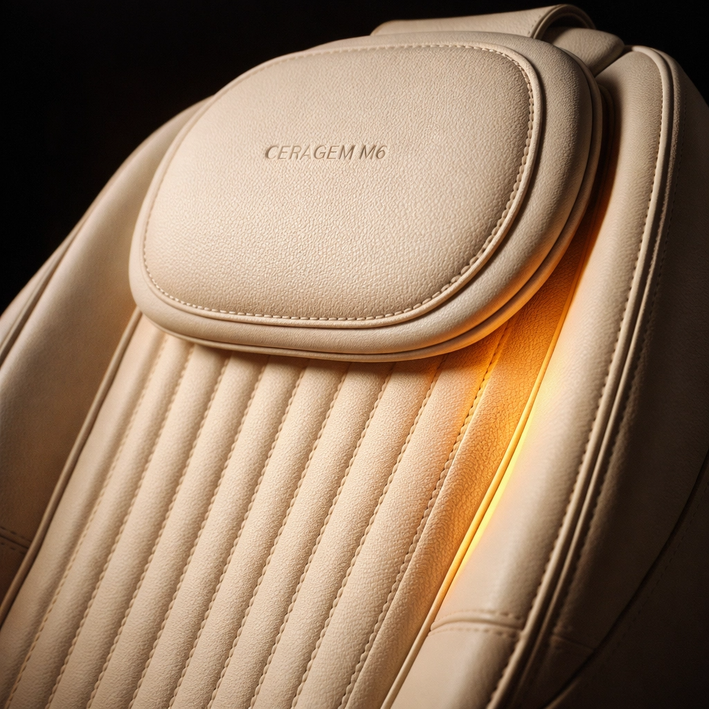 Ceragem M6 Zero Gravity Heated Full Body Massage Chair with 15 Massage Modes, Auto Body Scan & Bluetooth – Beige