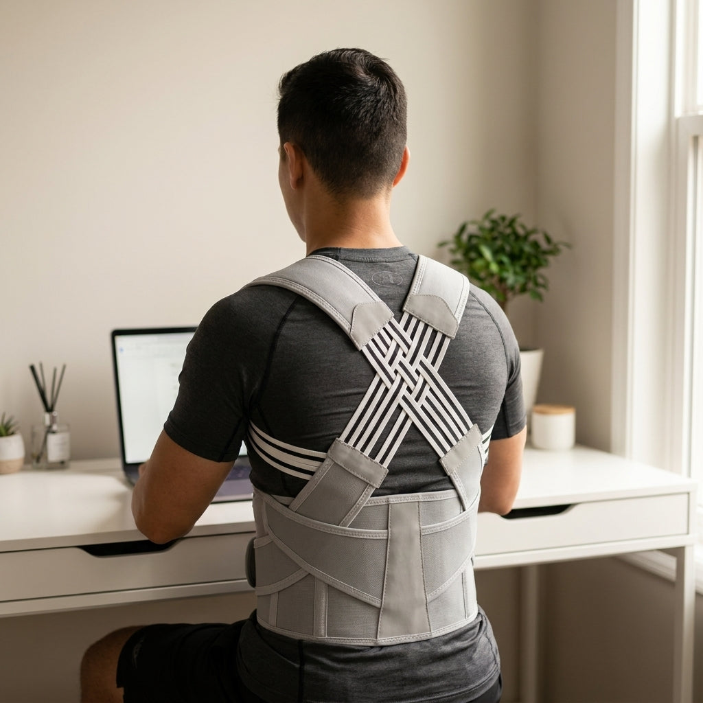 Posture Corrector Brace for Men & Women – Breathable Nylon – Pure Comfort Chairs