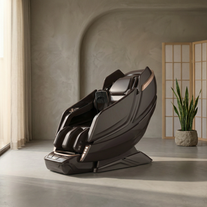 Kahuna Dios 1288 SL Track Zero Gravity 8D Dual Roller Full Body Massage Chair with, Heat Therapy & Voice Control – Brown