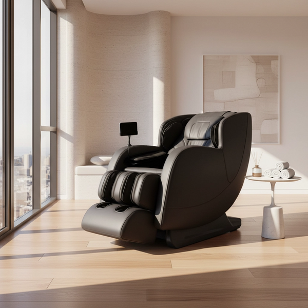 Kahuna Dios 6800 6D+ SL-Track Zero Gravity Full Body Massage Chair with, Heat, Voice Control & Wireless Charging – Black