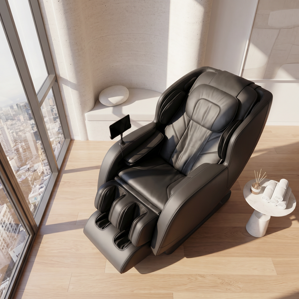 Kahuna Dios 6800 6D+ SL-Track Zero Gravity Full Body Massage Chair with, Heat, Voice Control & Wireless Charging – Black — alternate view