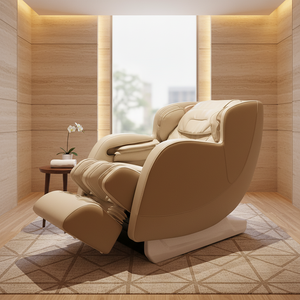 Kahuna Dios 6800 6D+ SL-Track Zero Gravity Full Body Massage Chair with, Heat, Voice Control & Wireless Charging – Beige