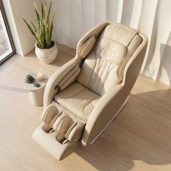 Kahuna Dios 6800 6D+ SL-Track Zero Gravity Full Body Massage Chair with, Heat, Voice Control & Wireless Charging – Beige — alternate view