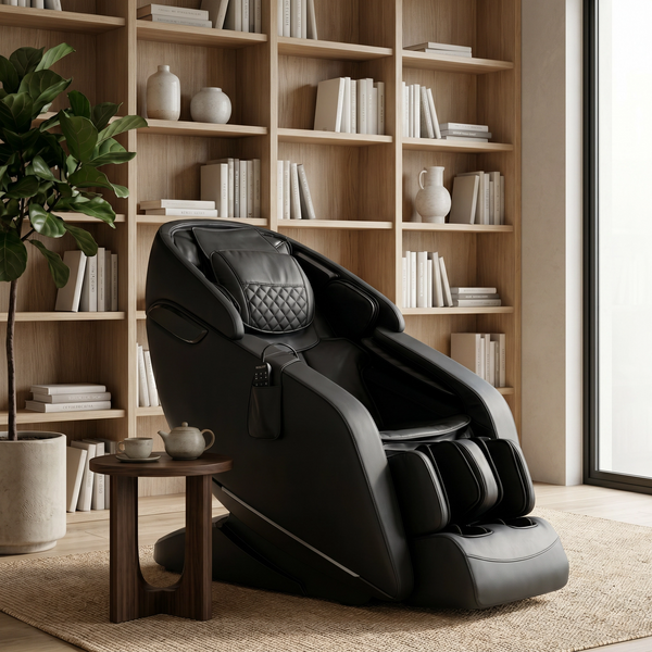 Kyota Genki M380 4-Node L Track Zero Gravity Full Body Massage Chair with Foot Reflexology, MyMassage Memory & Voice Control