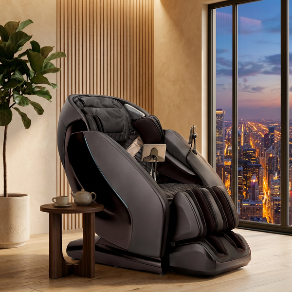 Kyota Hatsumei M900 4D AI Full Body Massage Chair with TrueFit Body Scan, 20 Auto Programs, Foot Reflexology & Voice Control