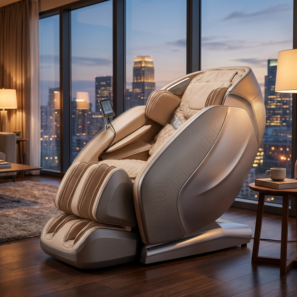 Kyota Hatsumei M900 4D AI Full Body Massage Chair with TrueFit Body Scan, 20 Auto Programs, Foot Reflexology & Voice Control