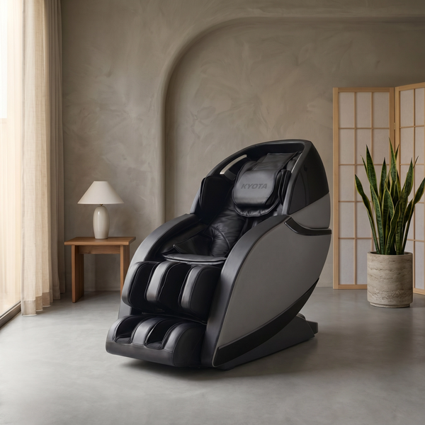 Kyota Kansha M878 4D Zero Gravity Full Body Massage Chair with, Calf Kneading, Foot Reflexology & Voice Control