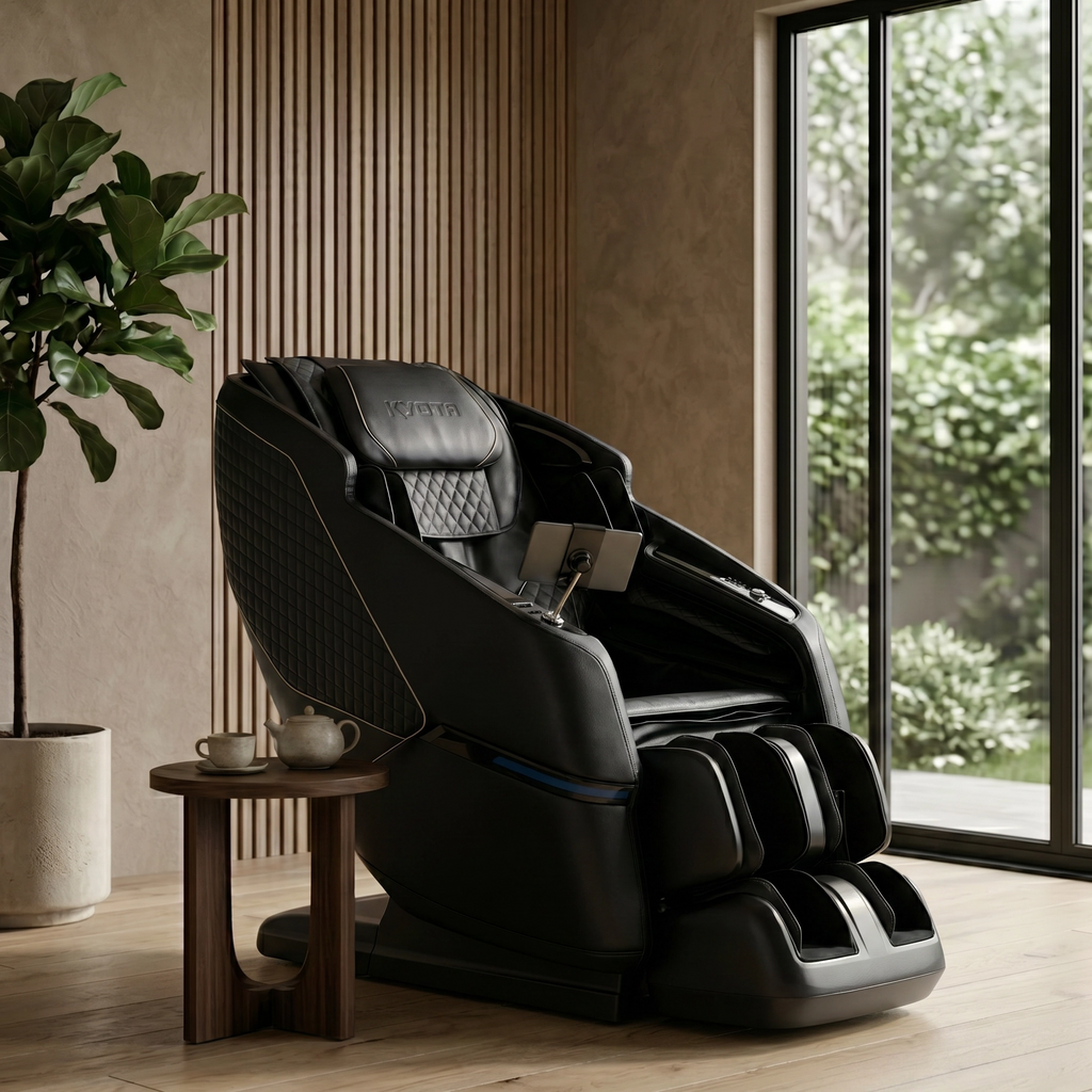 Kyota Kizuna M688 L Track Zero Gravity Full Body Massage Chair with Dual Mechanisms, AI Smart Programs, Lumbar Heat & Cooling, and Voice Control
