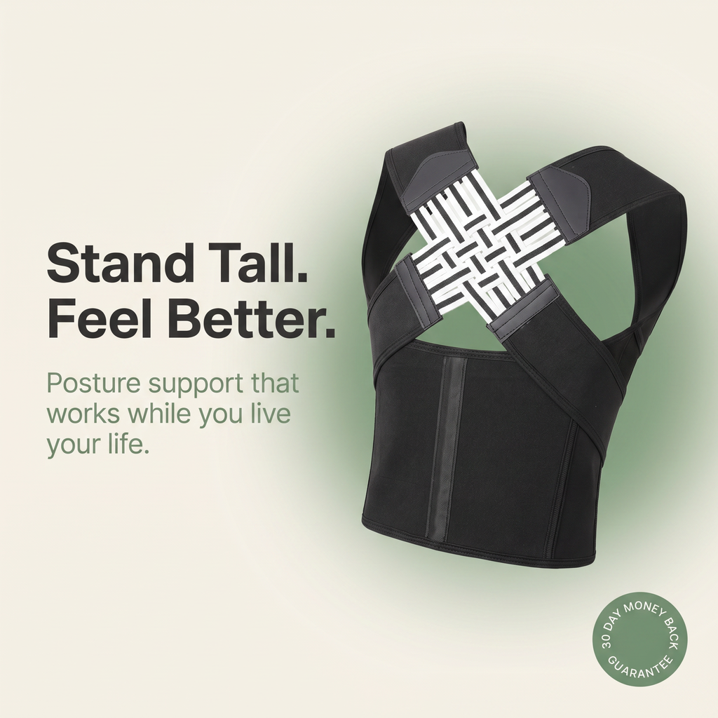 Posture Corrector Brace for Men & Women – Breathable Nylon – Pure Comfort Chairs