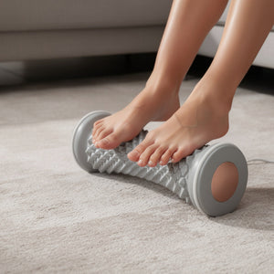 Foot Roller Massager for Plantar Fasciitis & Arch Support – Textured ABS TPR Deep Tissue – MuscleMint