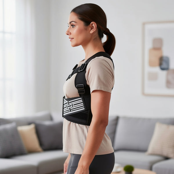 Posture Corrector Brace for Men & Women – Breathable Nylon – Pure Comfort Chairs — alternate view