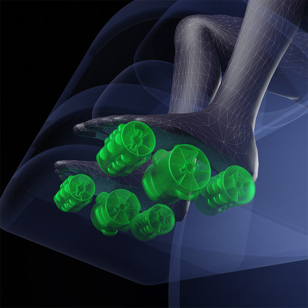 Triple Foot Roller Total Sole Reflexology